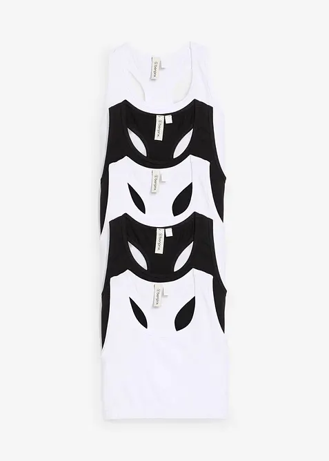 Bralette met zacht biologisch katoen (set van 5), bonprix