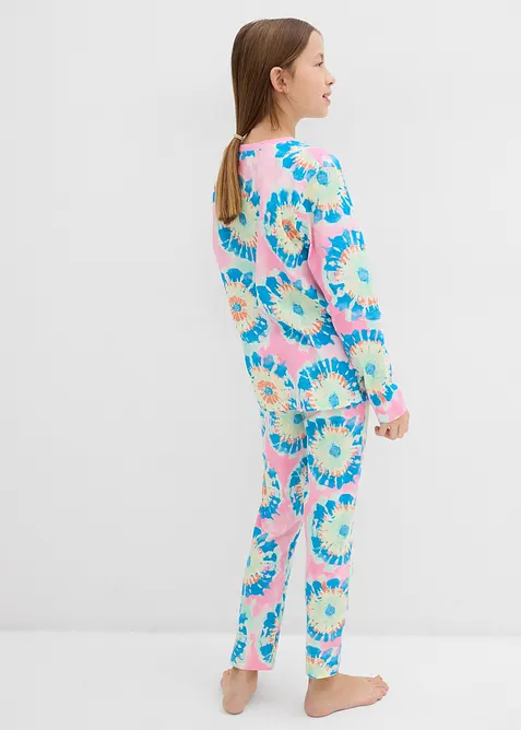 Pyjama + shortama met biologisch katoen (4-dlg. set), bonprix