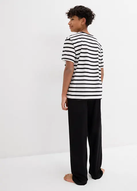 Pyjama + shortama met biologisch katoen (4-dlg. set), bonprix