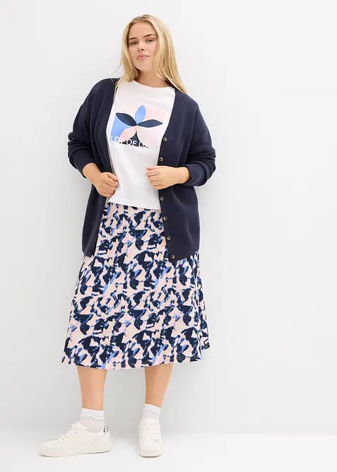 Wijde midirok, bonprix