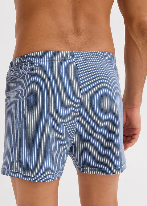 Wijde jersey boxershort met katoen (set van 3), bonprix