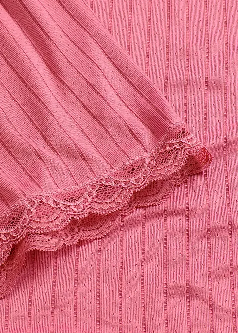 Shortama van zachte pointelle-jersey, bonprix