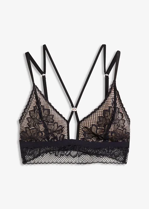 Bralette met sierlijk kant, bonprix