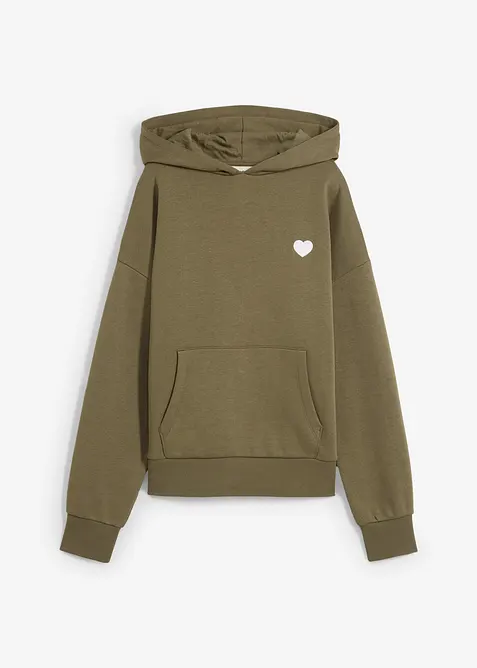 Oversized hoodie in een zachte katoenmix, bonprix