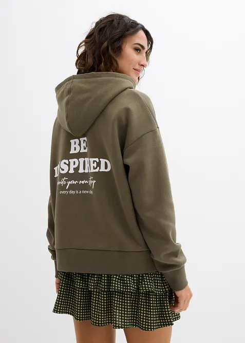 Oversized hoodie in een zachte katoenmix, bonprix