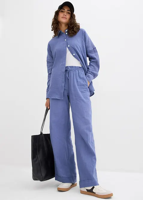 Instapbroek van luchtige mousseline, bonprix