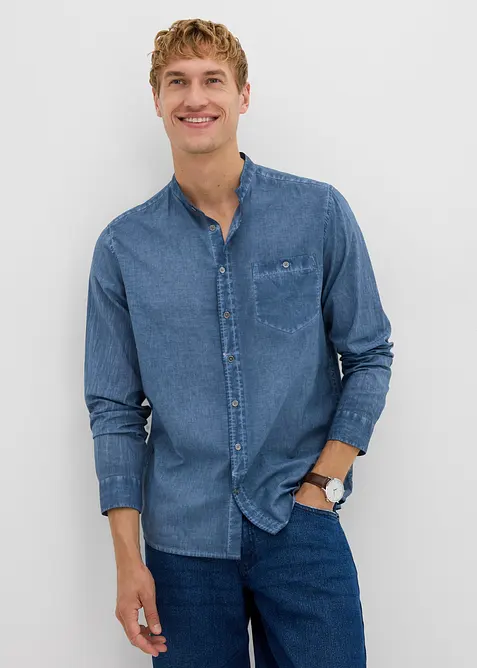 Longsleeve in een verwassen look, bonprix