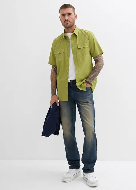 Regular fit stretch jeans, straight, bonprix