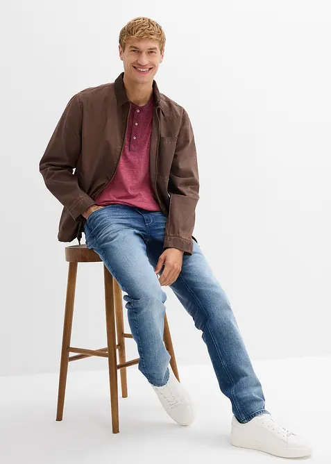 Regular fit stretch jeans, straight, bonprix