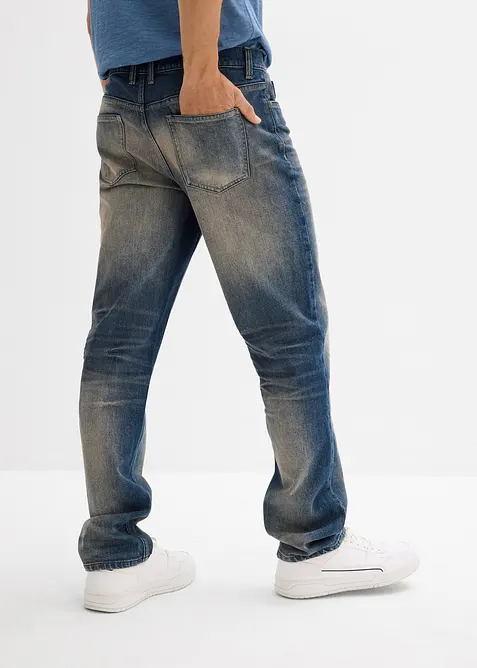 Regular fit stretch jeans, straight, bonprix