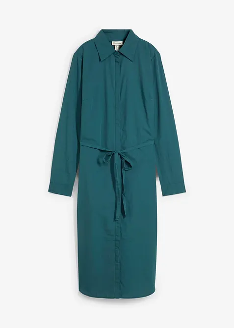 Overhemdjurk met zijde, bonprix