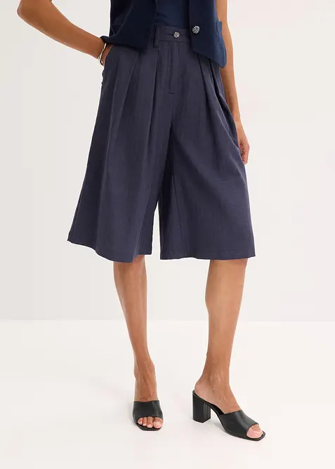 Bermuda met bandplooien, bonprix