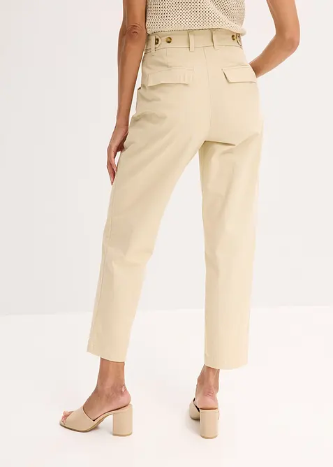 Twill broek in tapered fit, bonprix