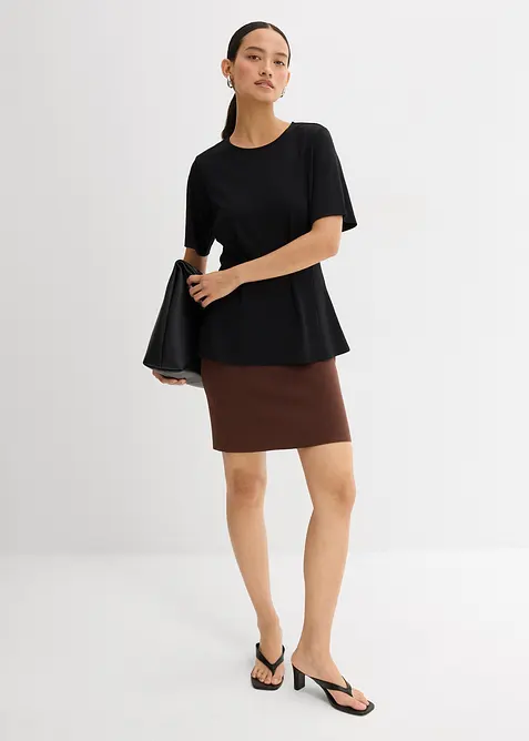 Gebreide rok van een viscosemix, bonprix