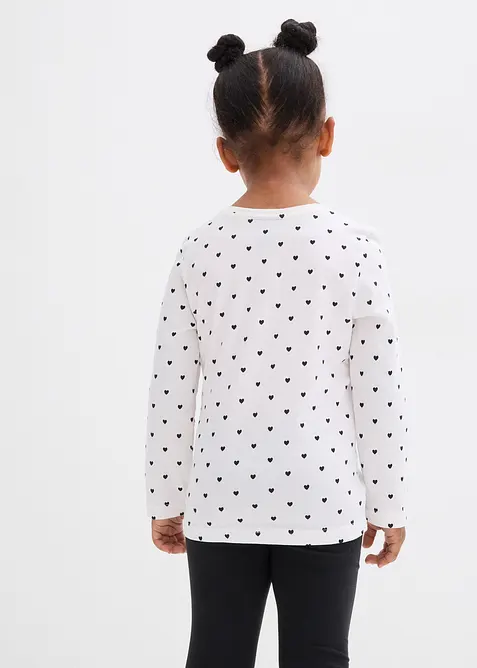 Longsleeve van biologisch katoen (set van 3), bonprix