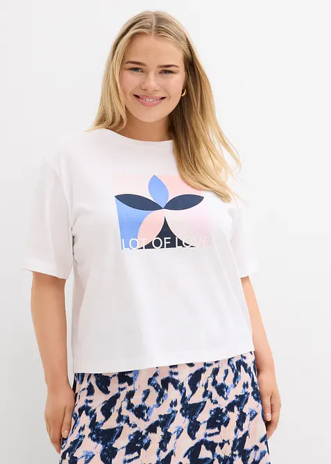 T-shirt van katoen, bonprix