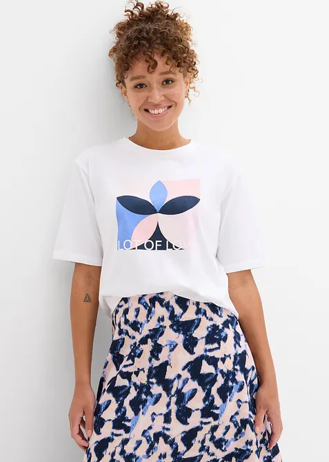 T-shirt van katoen, bonprix