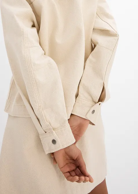 Twill jasje van puur katoen, bonprix