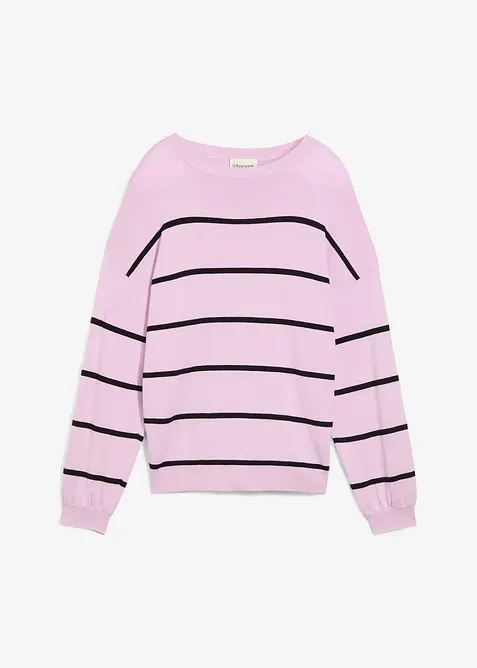 Fijn gebreide trui van viscosemix, bonprix