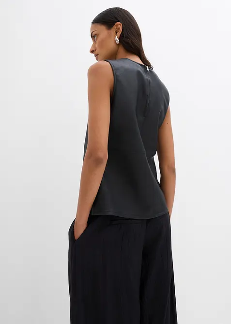 Imitatieleren top, bonprix