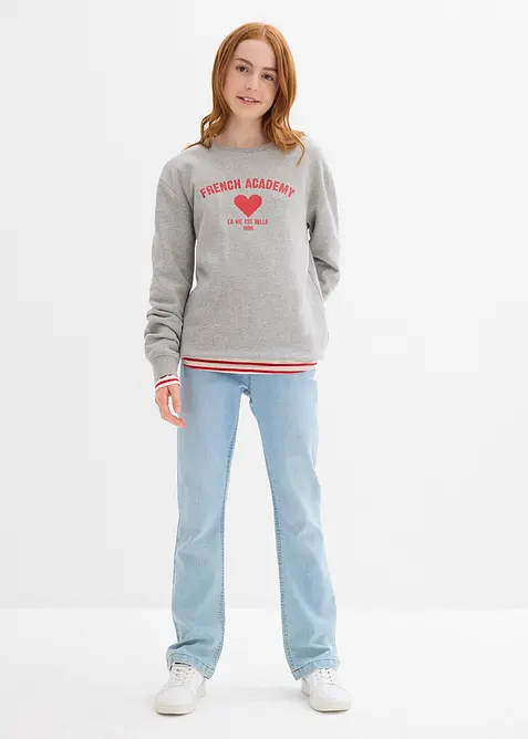 Sweater van een zachte biologische katoenmix, bonprix