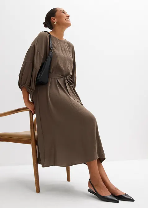 Jurk van crinkle, bonprix