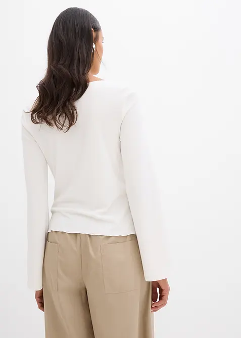 Longsleeve geribd, bonprix