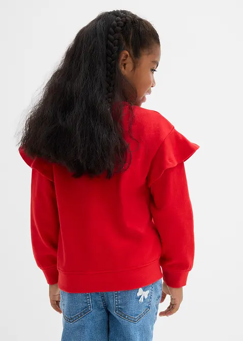 Sweater van zacht biologisch katoen (set van 2), bonprix