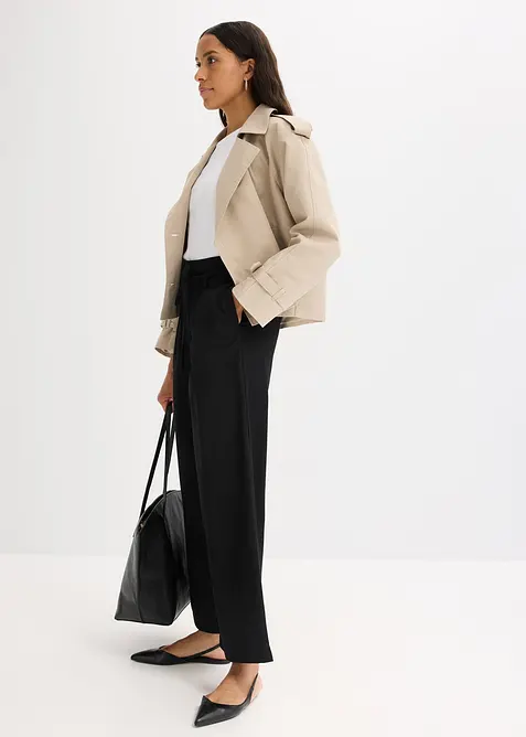 Bandplooibroek met ceintuur, bonprix