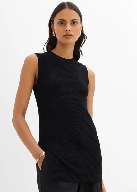 Gebreide top van een viscosemix, bonprix