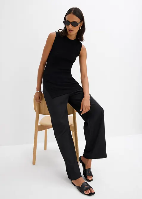 Gebreide top van een viscosemix, bonprix