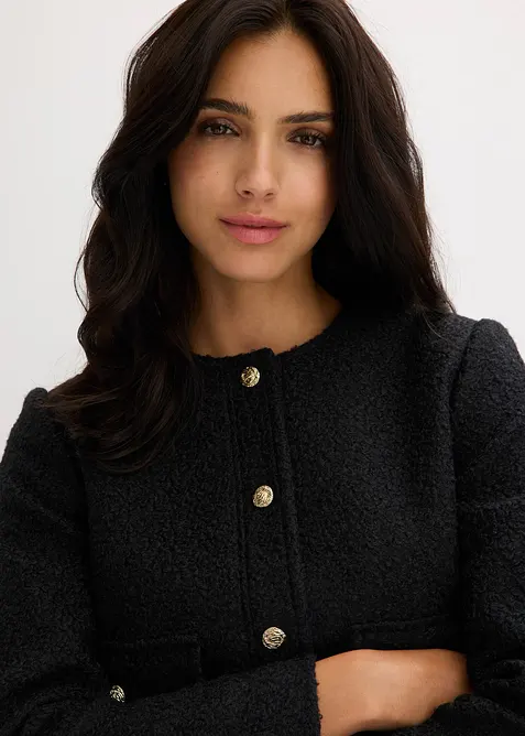 Bomber van bouclé, bonprix