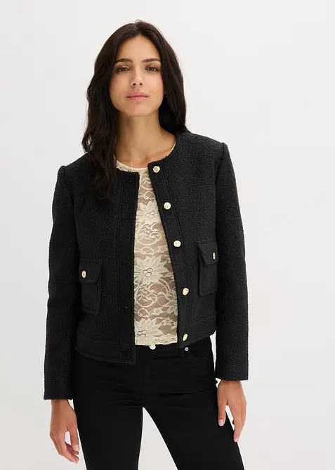 Bomber van bouclé, bonprix