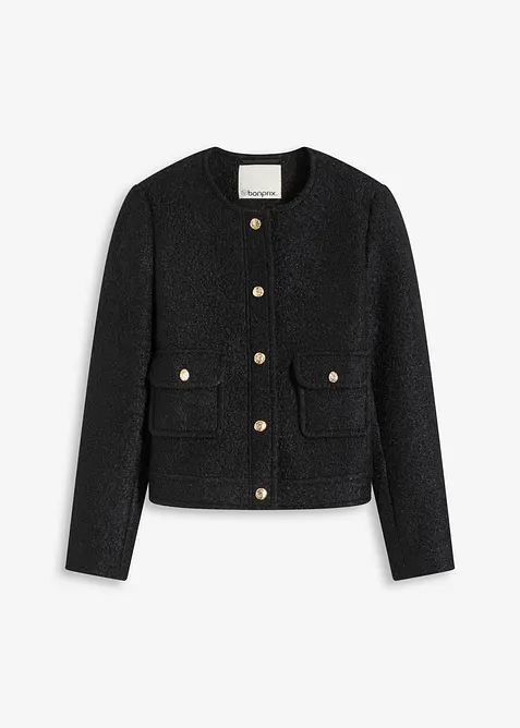 Bomber van bouclé, bonprix