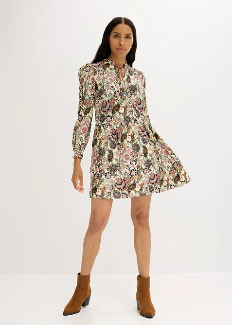 Gedessineerde tuniekjurk, bonprix