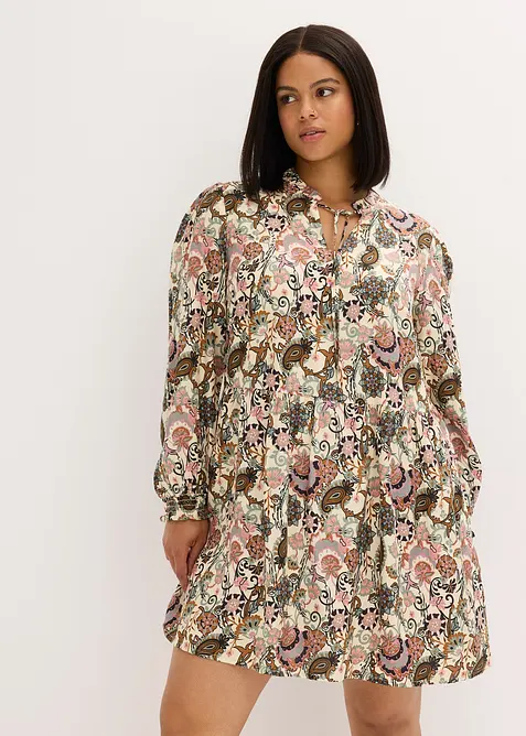 Gedessineerde tuniekjurk, bonprix