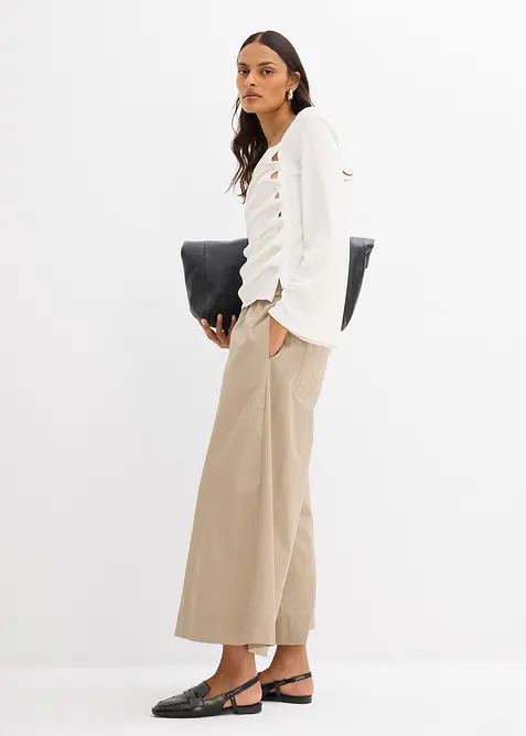 Longsleeve geribd, bonprix