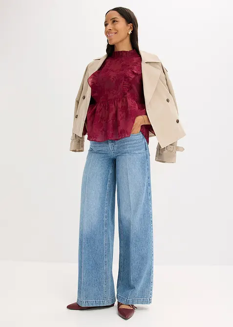 Blouse met borduursel, bonprix