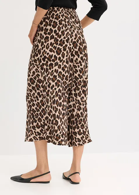 Midirok van soepelvallend satijn, bonprix