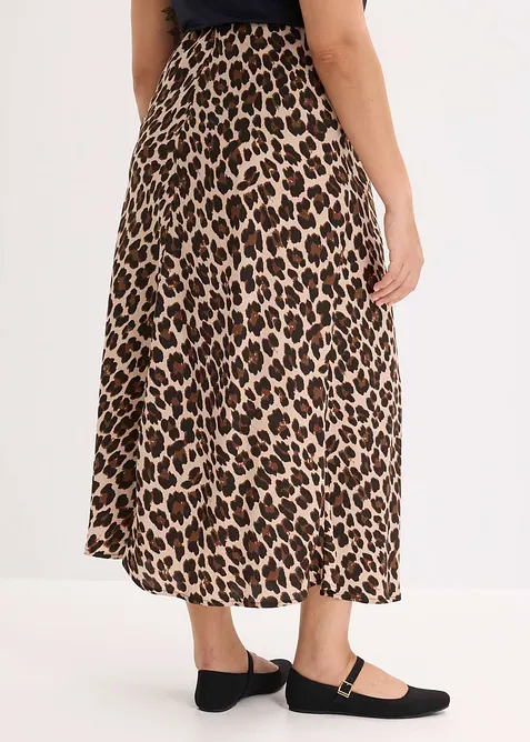 Midirok van soepelvallend satijn, bonprix