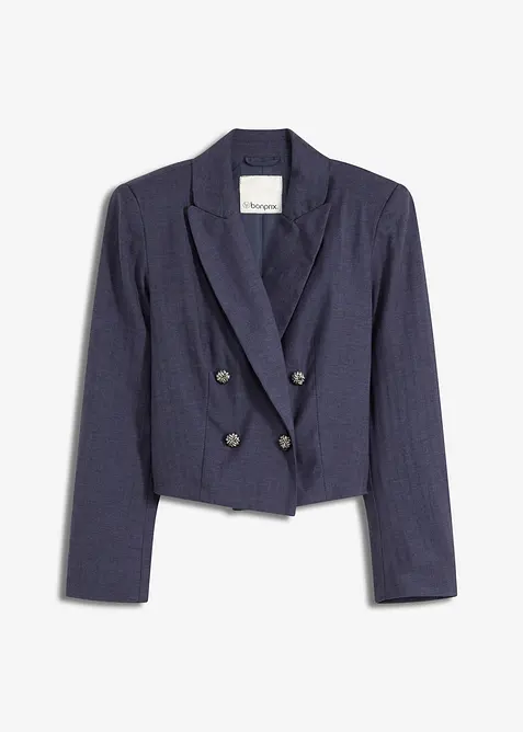 Korte blazer met opvallende schouders, bonprix