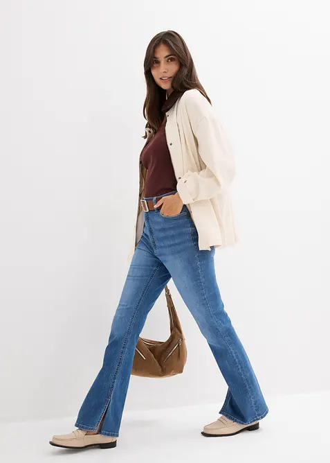Bootcut jeans, high waist, bonprix