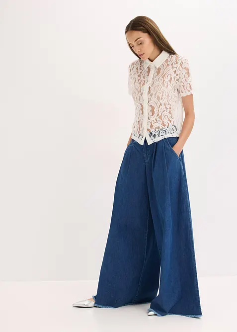 Kanten blouse, bonprix