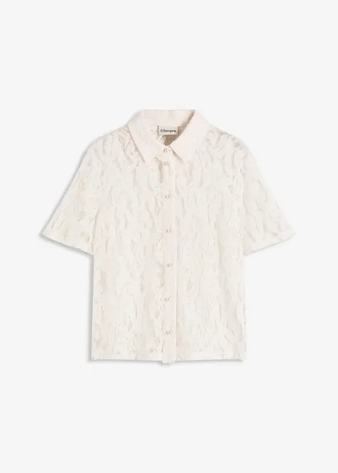 Kanten blouse, bonprix