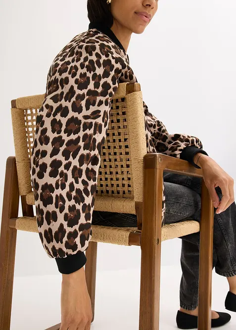 Bomber van soepel satijn, bonprix