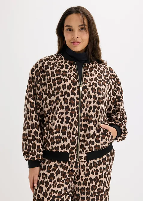 Bomber van soepel satijn, bonprix