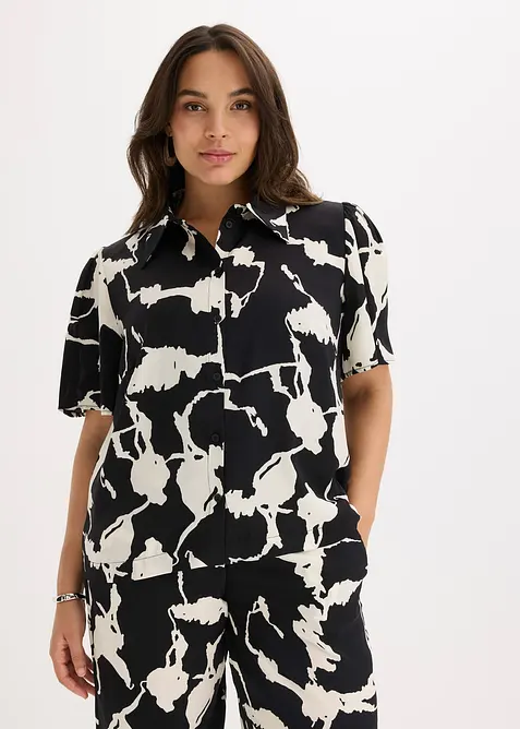 Blouse van soepel satijn, bonprix