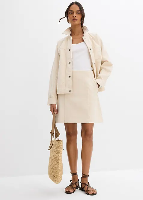 Twill rok van puur katoen, bonprix