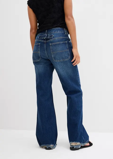 Straight jeans mid waist, bonprix
