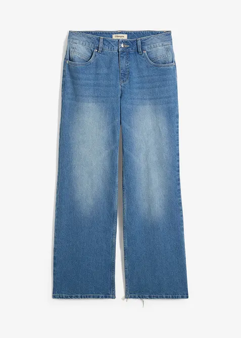 Straight jeans mid waist, bonprix